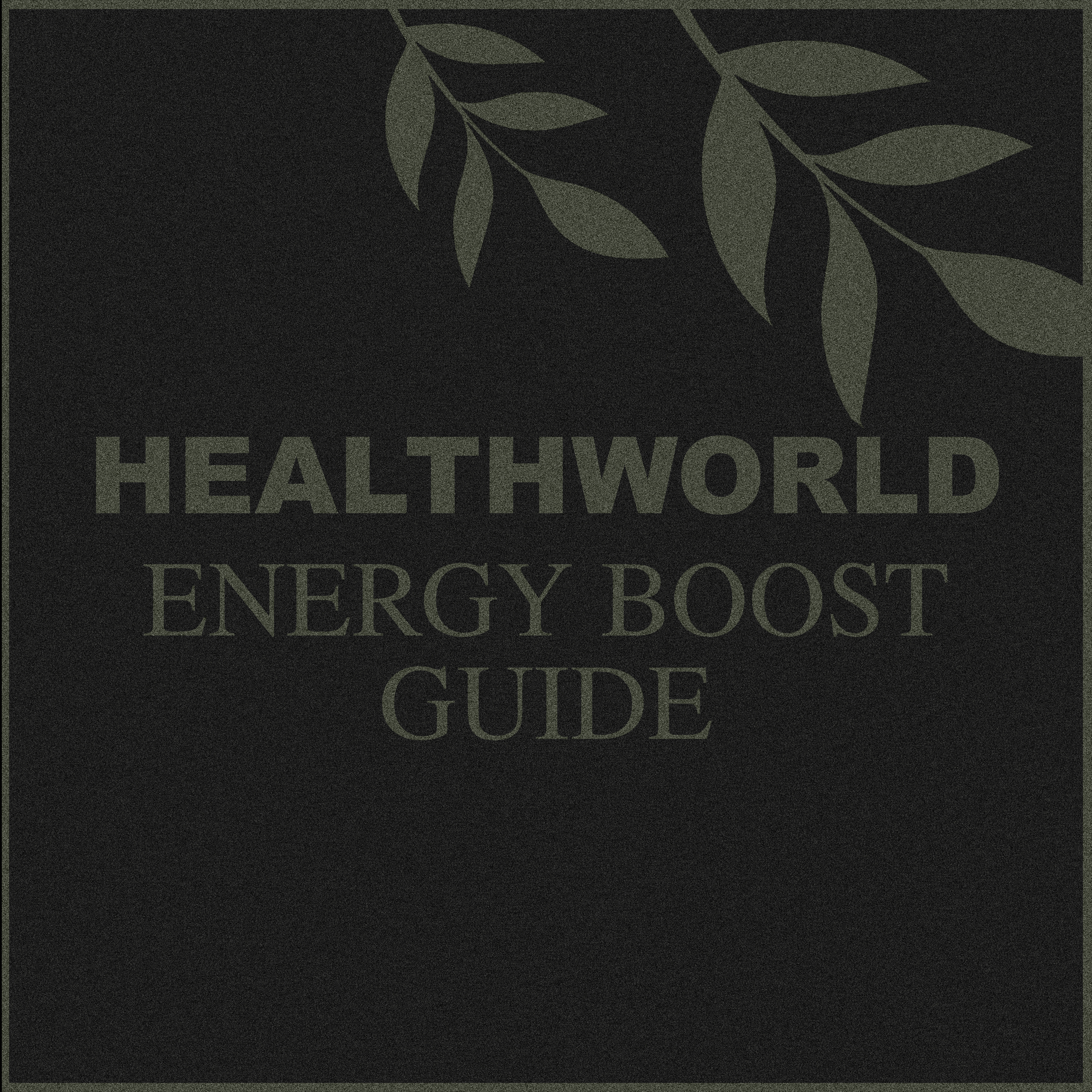 ENERGY BOOST GUIDE
